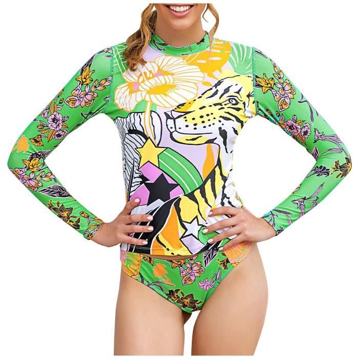 Maillot De Bain Femme Bikini Split Surf Pushups Soutien Gorge Rempli Maillots De Bain Beachwea