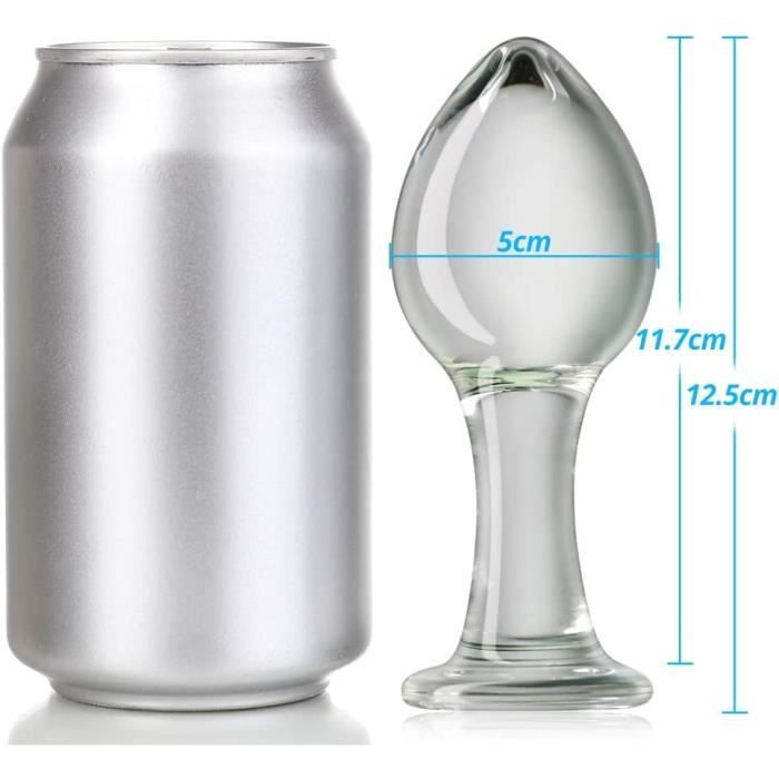 Gode En Verre Buttplug Trainer Stimulateur Du Point G Plug Anal Avec C Ne De Choc En Verre