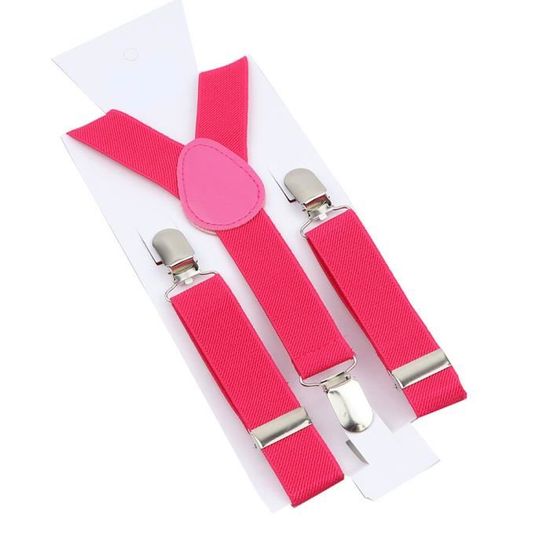 Vêtements lingerie Bretelles en cuir élastiques colorées pour enfants