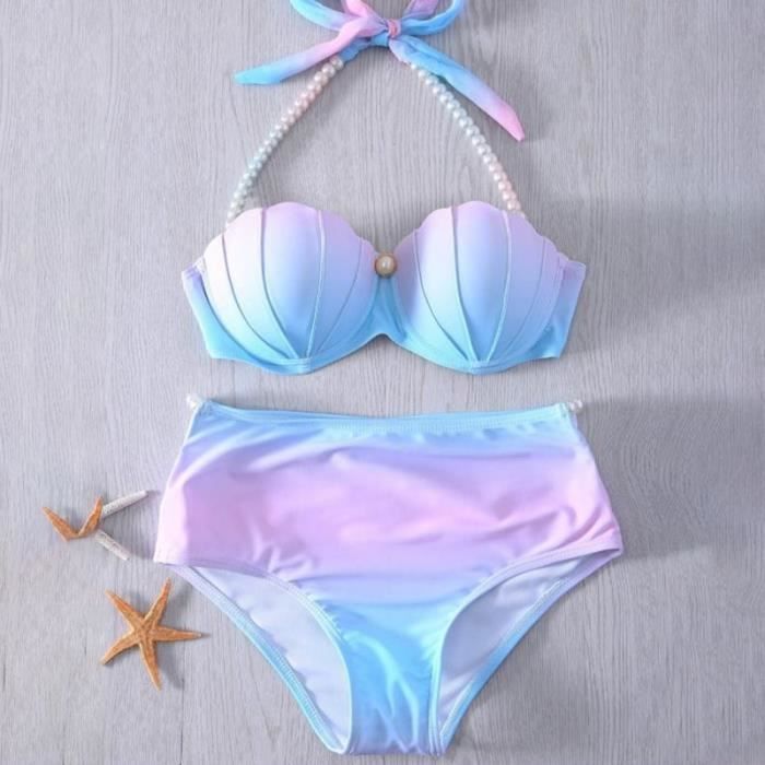 Maillot De Bain Sexy Bikini Solide Push Up Bikini Poitrine Sangle