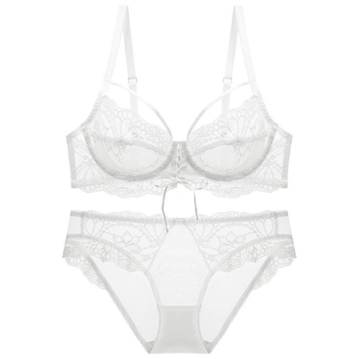 Ensemble Lingerie Marque Inconnue Dentelle Confortable Respirante