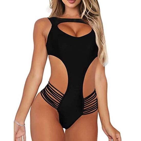 Maillot De Bain Mode Sexy One Piece Femmes Bikini Push Up Pad Maillots