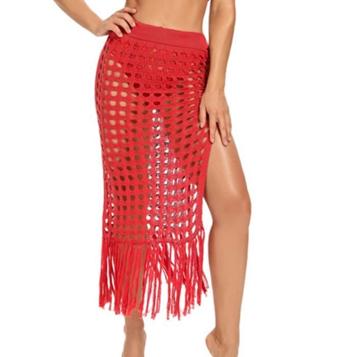 Bloomer Cache Couche Jupe De Bikini Glands Creux Pour Dames Jupe De Couverture Bandage