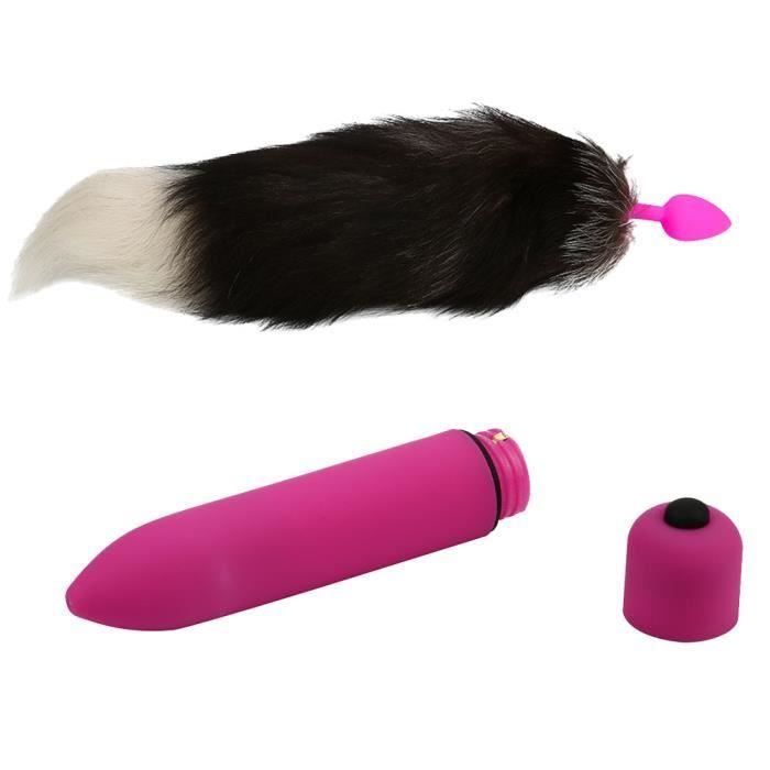 Stimulateur Plug Chapelet Anal Plug Fox Tail Butt Plug Sexe Anal Jouets