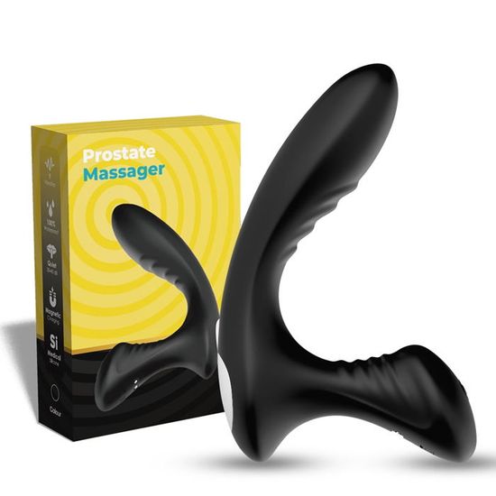 Sex Plug Vibromasseur Avec Poign E Testiculaire Stimulation Du Point G Vibrant Masseur De