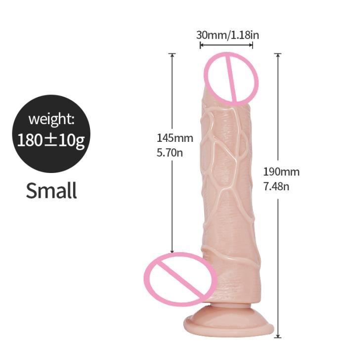 Godemich Anal R Aliste Et Doux P Nis Avec Ventouse Puissante