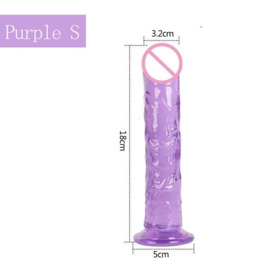 Godemich Gel E Douce En Cristal Pour Femme Adulte P Nis Anal