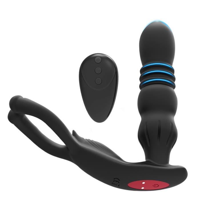 Vibromasseur Anal T Lescopique Sans Fil Pour Hommes Stimulateur De
