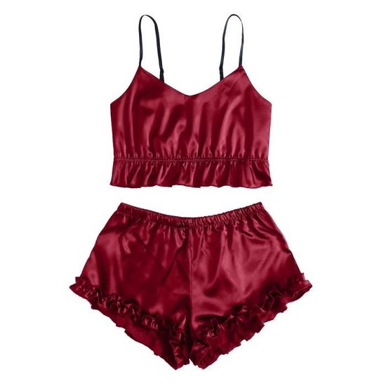 Dentelle Pli E Lingerie Sexy Sous V Tements En Soie V Tements De Nuit