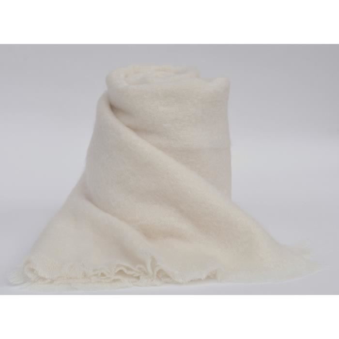 Couverture Mohair Toison d'Or Naturel - 260x230