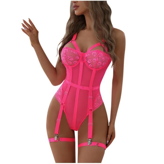 Femmes Lingerie Sexy Corset Dentelle Sexy Fil Sous Vêtements Joints