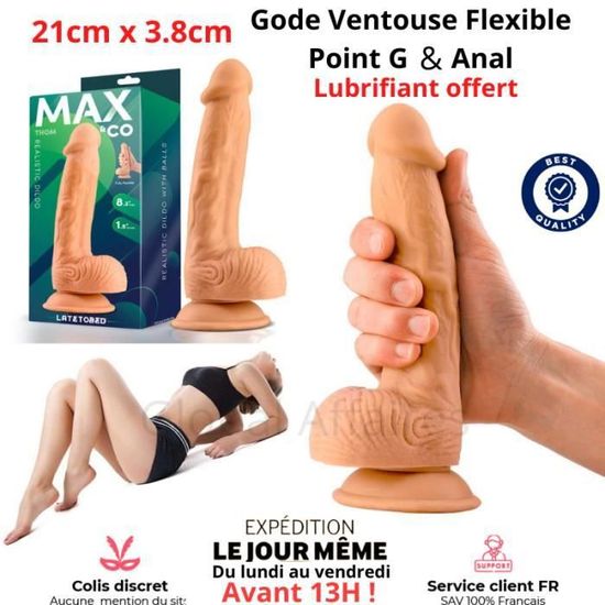 Gode Tr S R Aliste Cm X Cm Godemichet Ventouse Sextoy Dildo