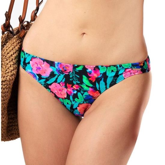 Bas De Bikini Noir Fleurs Femme Sun Project Basic Black Cdiscount
