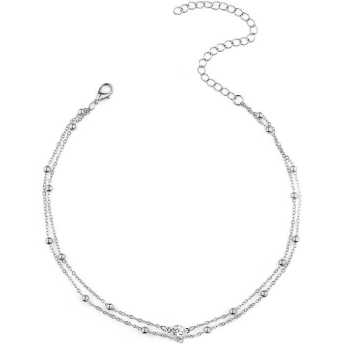 Corps Collier Gland Corps Sexy Avec Strass Brillant Bikini Soutien