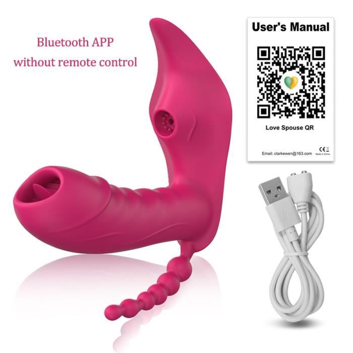 Vibrateur De Clitoris Anal Avec T L Commande Sans Fil Jouet Sexuel