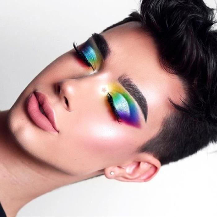James Charles Nude Shimmer Eyeshadow Palette Couleur Ombre