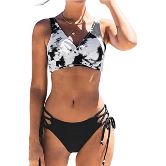 Oneyoo Femme Bikini Fronc Et Torsad Ensemble Bikini La Age Imprim