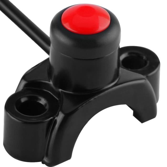 Démarrage du moteur de guidon de moto Arrêtez Bouton Kill Switch pour VTT VTT Quad Model B---FAC