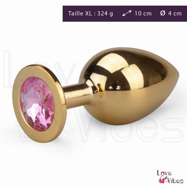 Bijou Intime Anal Rosebud Agate Or Cdiscount Boutique Erotique