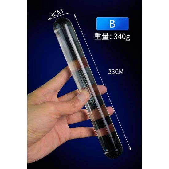Godemichet Anal En Verre De Cristal Pour Femme P Nis Lisse Jouet Sexy