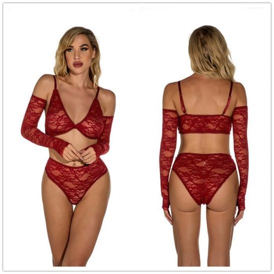 Dentelle Voir Travers La Culotte De Lingerie Rotique Ensemble De