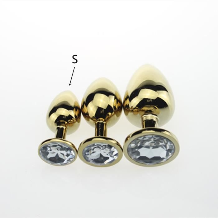 Stimulateur Plug Chapelet White S Plug Anal En Acier Inoxydable