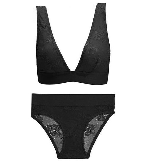 Finetoo Ensemble Pi Ces De Lingerie Pour Femmes Soutien Gorge Brod