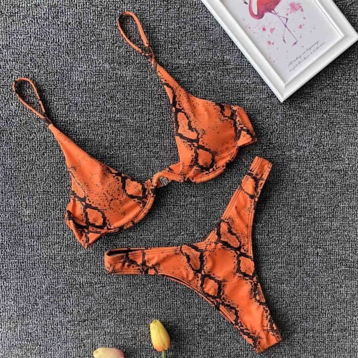 Maillot De Bain Nouveau Sexy V Bar Armatures Push Up Bikini Femme