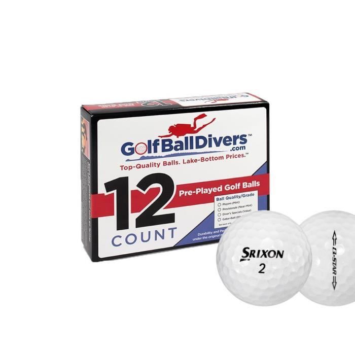 Ballon De Football Q-Star - Valeur (AAA) Grade - recyclé (occasion) Balles de golf - Paquet de 96 TS3P7 Taille-M
