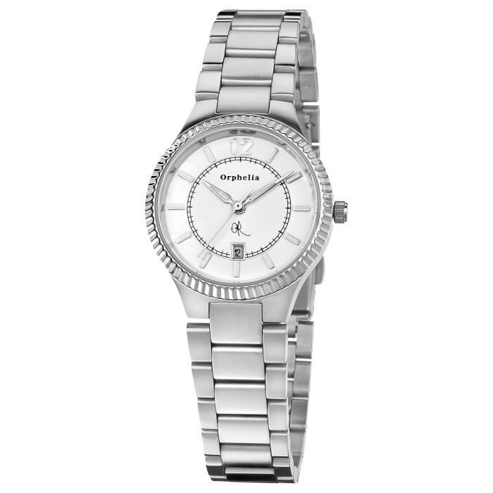 ORPHELIA - Montre Femme - Quartz Analogique - Bracelet Acier inoxydable Argent - 122-2701-88