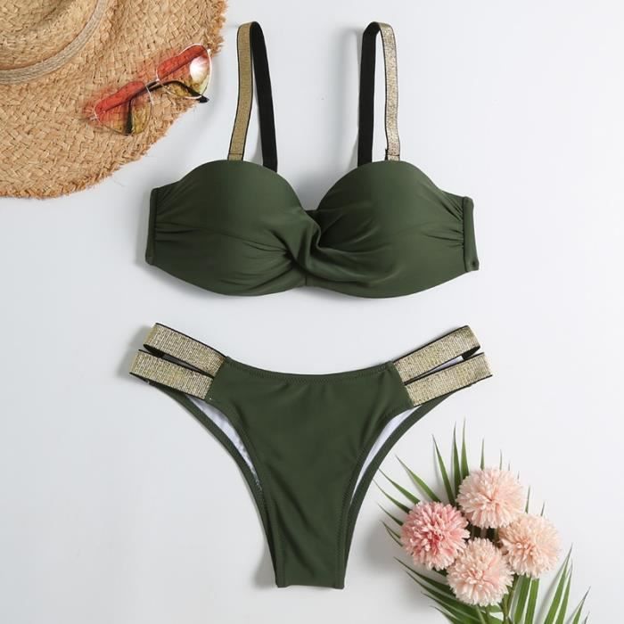 Maillot De Bain Vintage R Tro Bikini Patchwork Maillot De Bain String Br Silien Sexy Maillots De