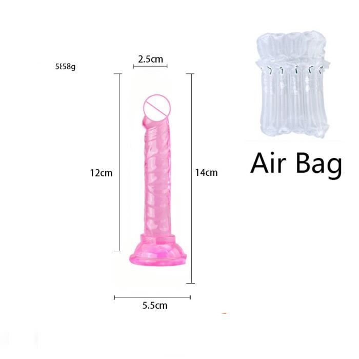Gode réaliste avec ventouse pour femme gros pénis anal mastateur