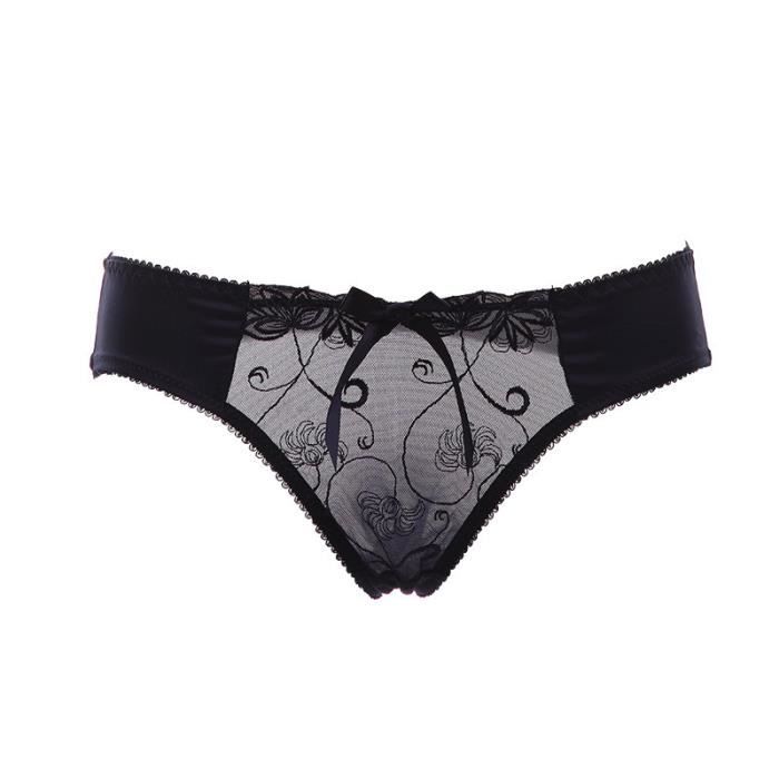 Ensemble Lingerie Femme Mode Sexy En Dentelle Semi Transparente