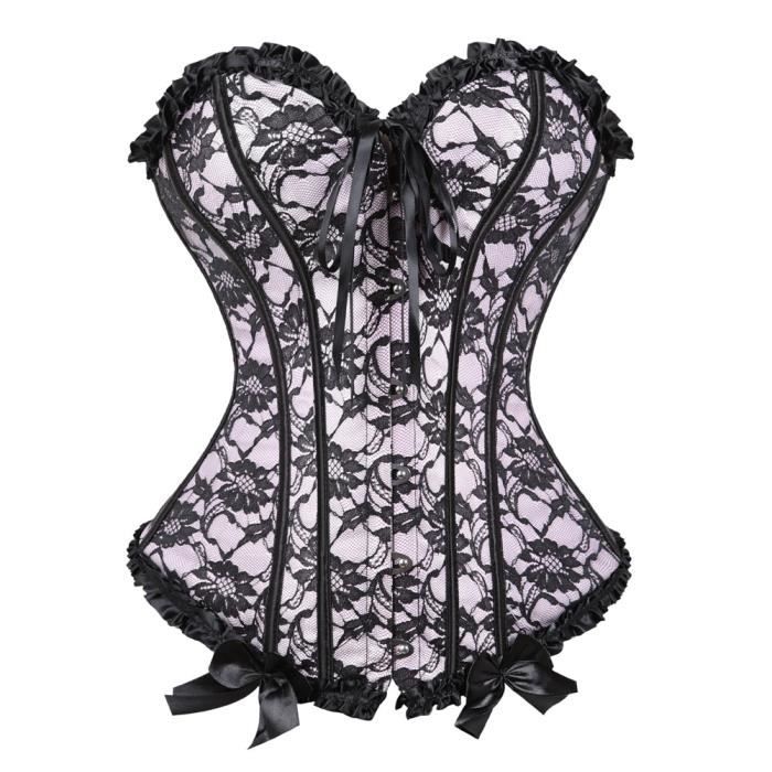 Bustier Femme Corset Sexy Lacets Pour Femmes Bustier Corset Entra Neur De Taille Lingerie