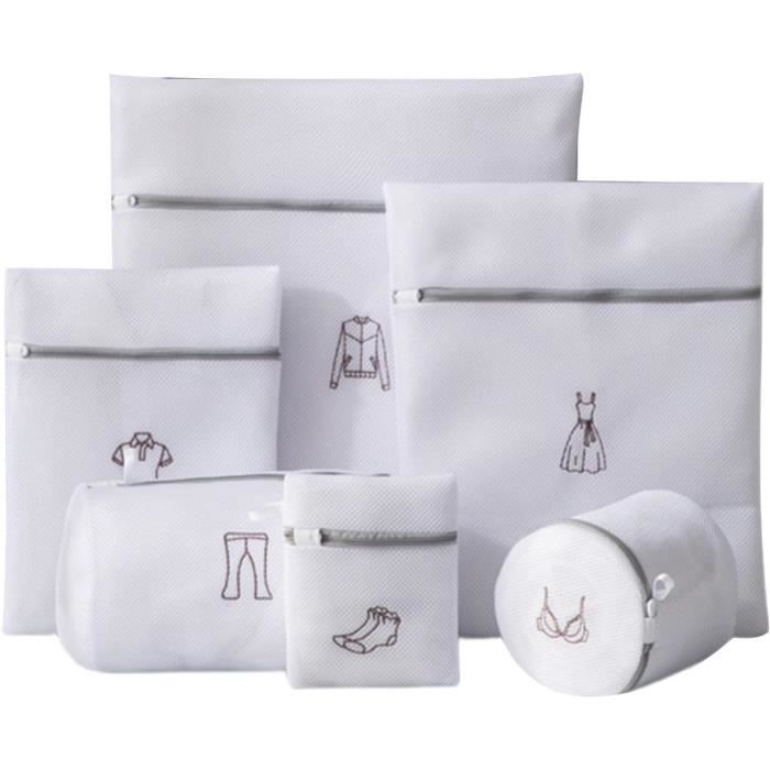 Sac En Filet Pour Linge Lingerie R Utilisable Avec Fermeture Clair Sac Linge En Filet