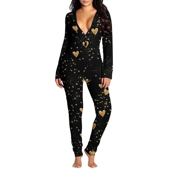 Pyjama Sexy Pour Femme Combinaison Sexy Rabat Lingerie De No L Imprim Rabat