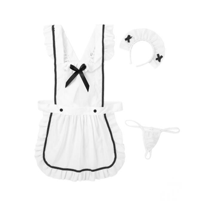 DPois Costume Sexy Soubrette Lingerie Femme Erotique Robe De Nuit