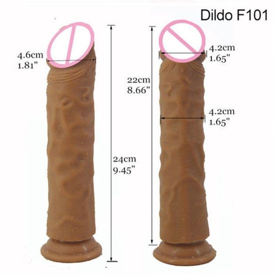 Dildo 101 gode réaliste de 7 8 pouces avec ventouse Double couche en