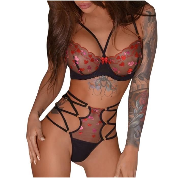 Lingerie Femmes Lingerie Love Heart Corset Dentelle Intimates V Tements