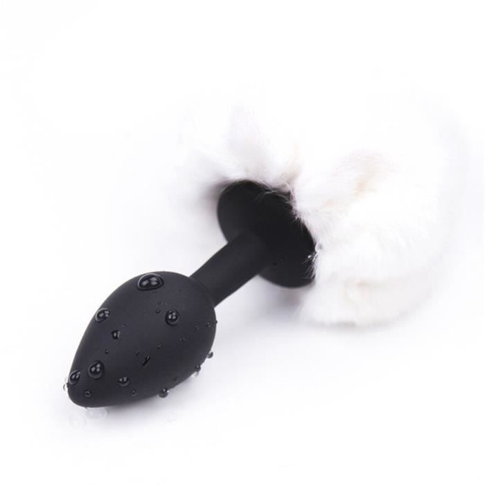 Buny Tail Type Perles Anales En Silicone Godemichet Anal Petites