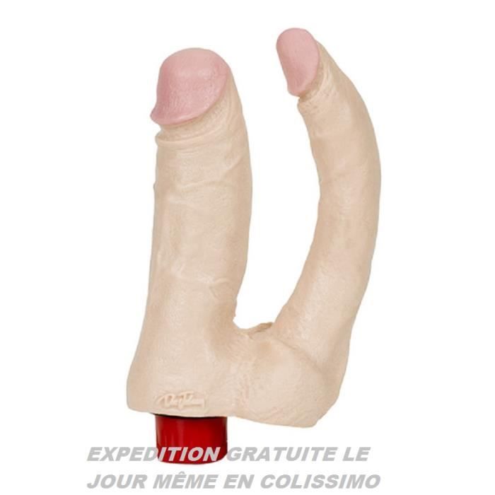 Double Gode Anal Et Vaginal Realiste Vibrant Cm Cdiscount Boutique