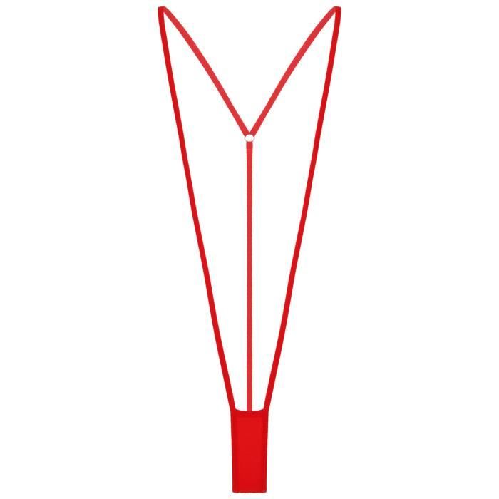 Bikini Rouge Yizyif Micro Bikini Sexy Femme Ficelle Body String