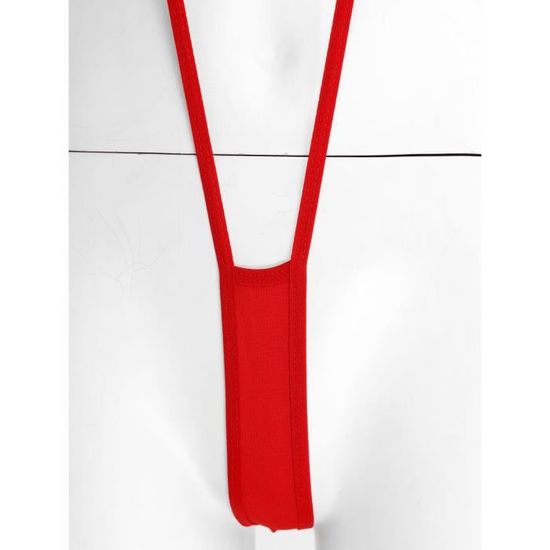 Bikini Rouge Yizyif Micro Bikini Sexy Femme Ficelle Body String