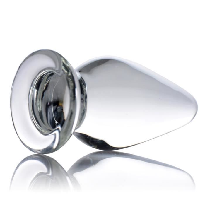 Sextoy Norme Plug Anal En Verre Cristal Jouets Sexuels Pour Femme