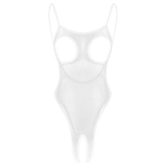 Yonghs Fr Femme Sexy Body Ouvert Entrejambe Lingerie Sein Nu Bodysuit