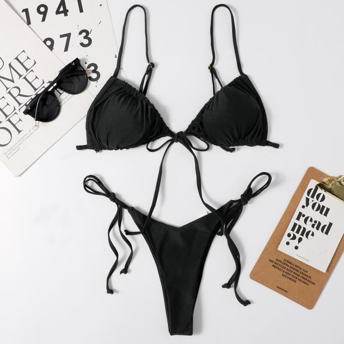 Maillot De Bain Sexy Br Silien Micro Bikini Mujer String Maillot