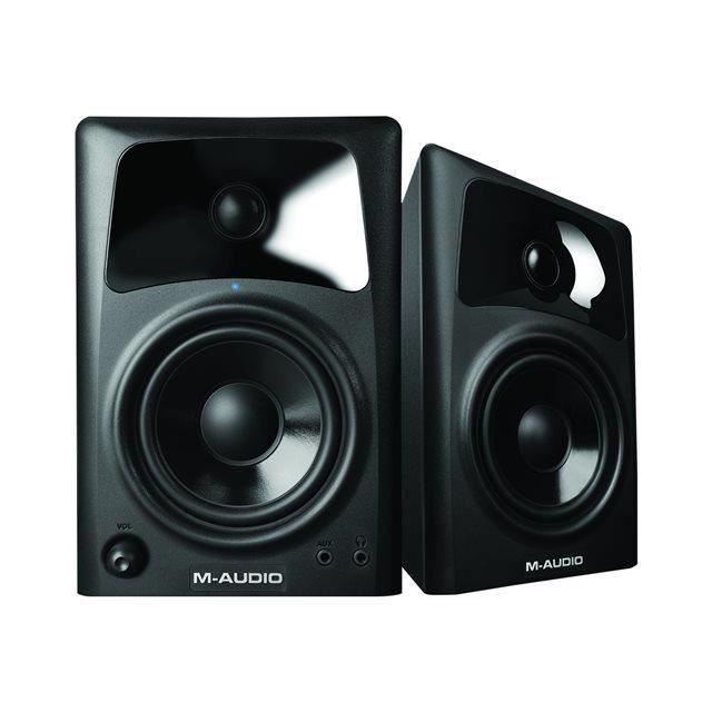 Pack M-Audio Studiophile AV 42 - Enceinte multimédia 2 voies 2x20 w ( paire) + Casque Offert