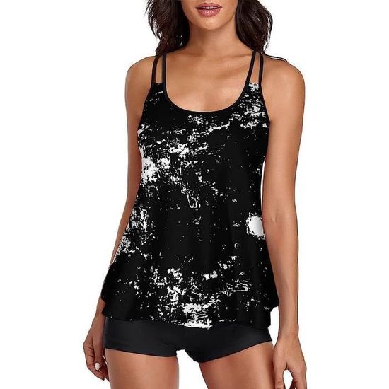 Maillot De Bain Pi Ces Femme Tankini Ensembles Maillots Push Up Bikini Set Imprim Sans