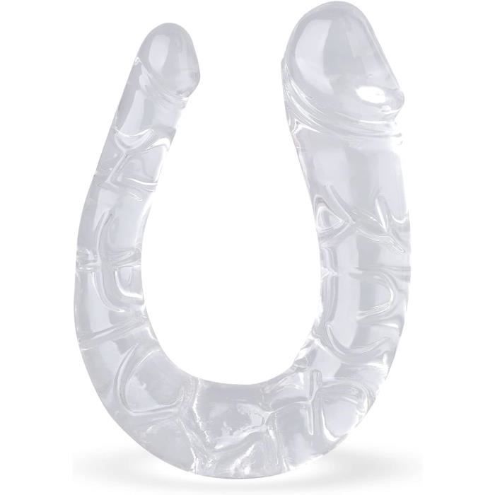Double Tete Gode R Aliste Gode Anal G Ant Plug Anal Transparent Butt