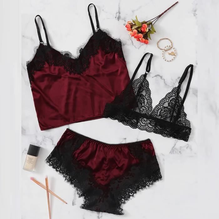 Soutien Gorge De Lingerie Sexy En Dentelle Exquise Hauts Sous